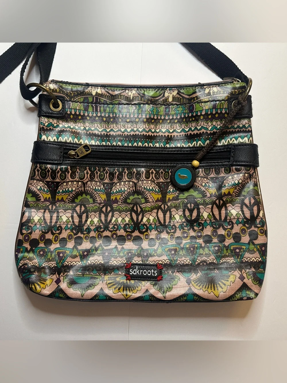 Sakroots Boho Patterned Crossbody Bag